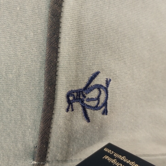 Original Penguin Light Blue Blue Accent Luxury T Shirt $49 Size M NWT - Picture 6 of 7